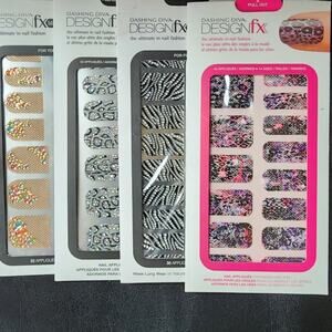 Dashing Diva Design FX Nail Appliques 4 pack the ultimate in nail fashion